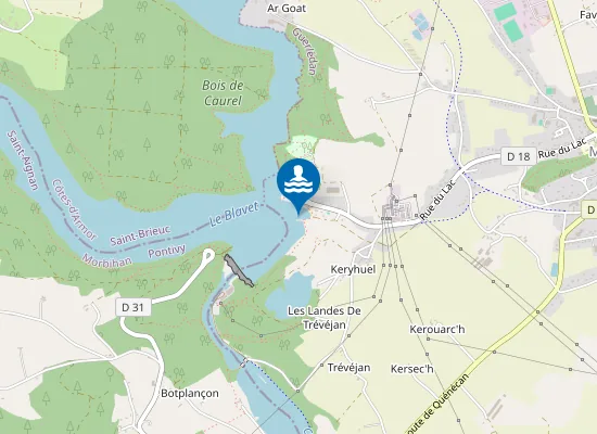 Map of Anse De Guerledan