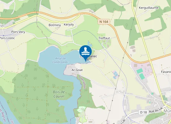 Map of Anse De Landroannec