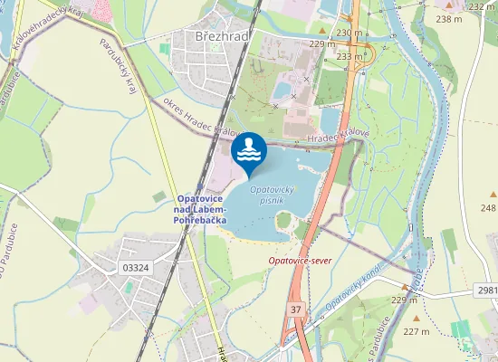 Map of Písník Březhrad