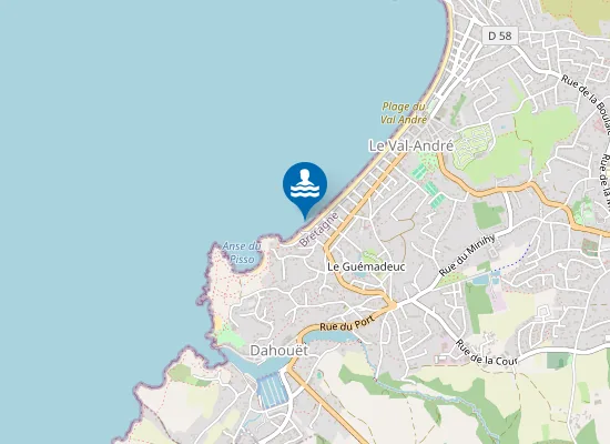 Map of MURS BLANCS - CASINO SUD