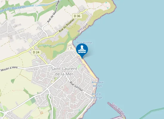 Map of SAINT LAURENT: LES NOUELLES