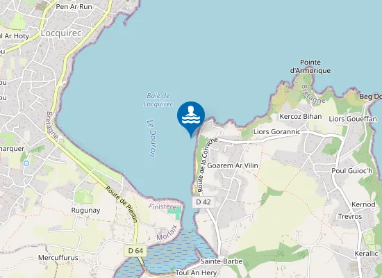 Map of LES ROCHES D'ARGENT