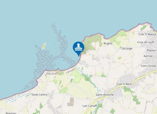 Map of PORT LA CHAINE