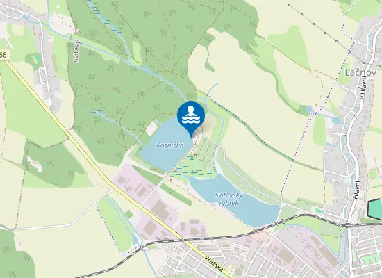 Map of Rybník Rosnička