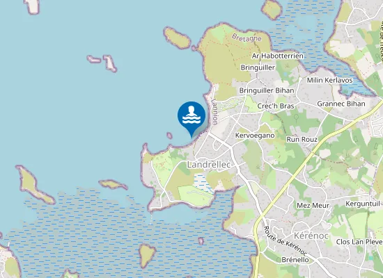 Map of LANDRELLEC