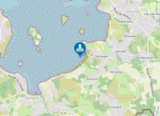 Map of PENVERN- KERYVON