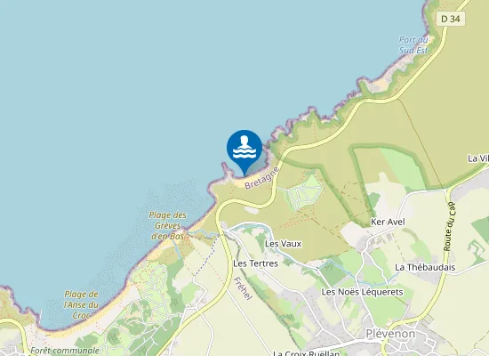 Map of LA FOSSE DU CAP