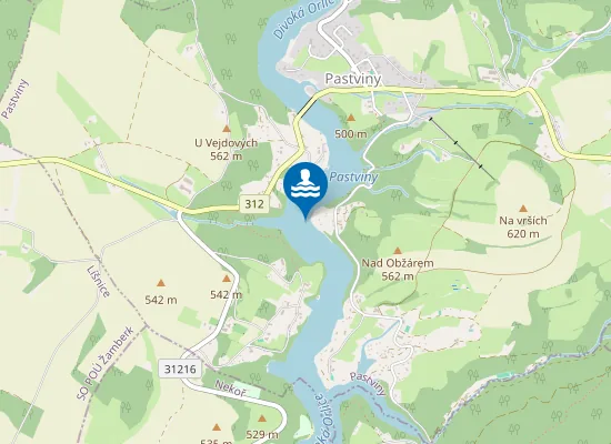 Map of VN PASTVINY - ŠLECHTŮV PALOUK