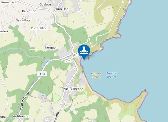 Map of BREHEC PORT