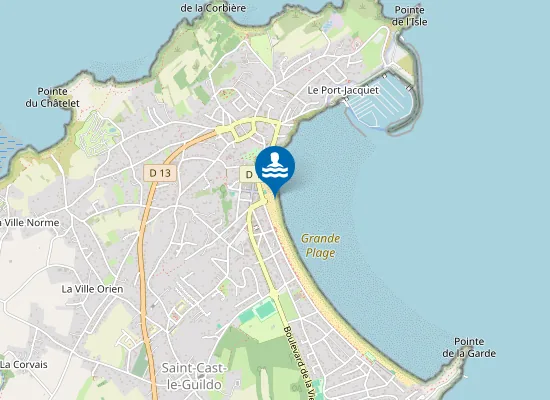 Map of LA GRANDE PLAGE