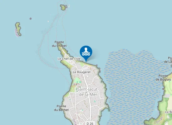 Map of LES ROUGERETS