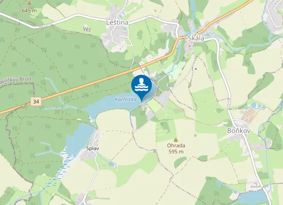 Map of Rybník Kachlička