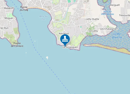 Map of POINTE SAINT-GILLES