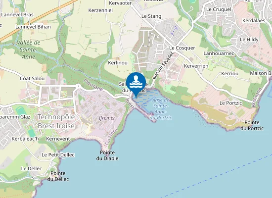 Map of SAINTE-ANNE-DU-PORTZIC