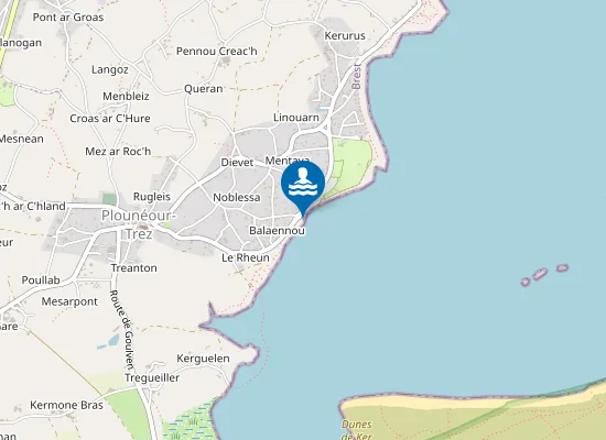 Map of LE MENHIR