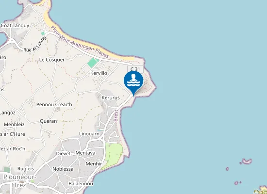 Map of KERURUS NORD-EST