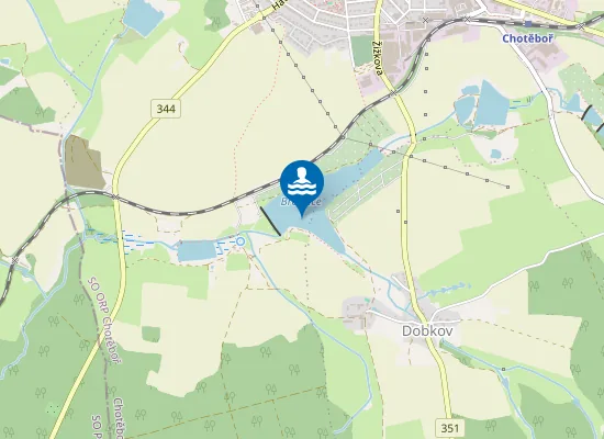 Map of Břevnická Nádrž