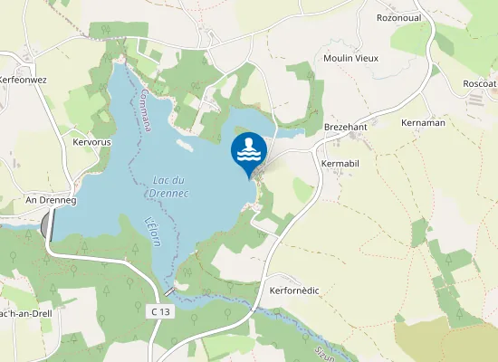 Map of DRENNEC (EST)-STAMADEC