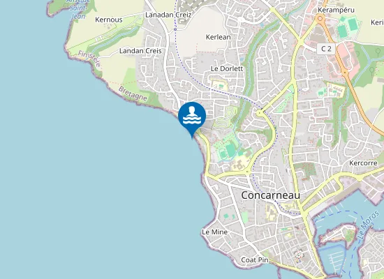 Map of SABLES BLANCS