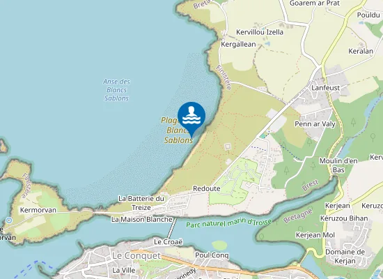 Map of BLANCS SABLONS