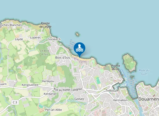 Map of SABLES BLANCS