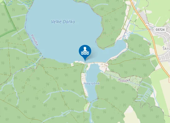 Map of Rybník Velké Dářko