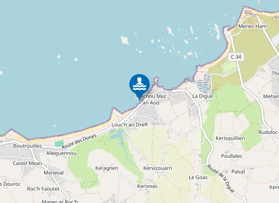 Map of ROC'H AR GONC