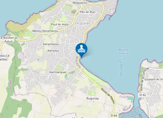 Map of FOND DE LA BAIE