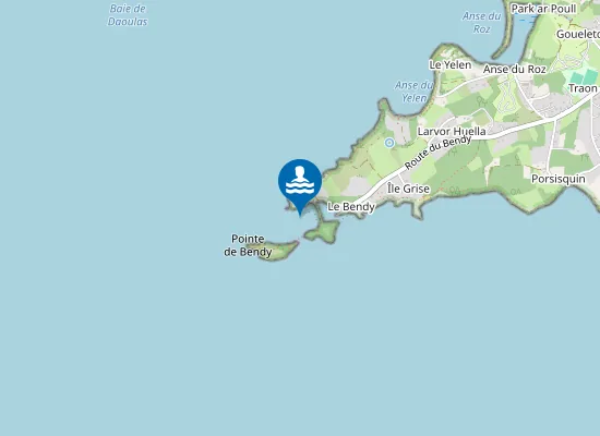 Map of POINTE DU BENDY