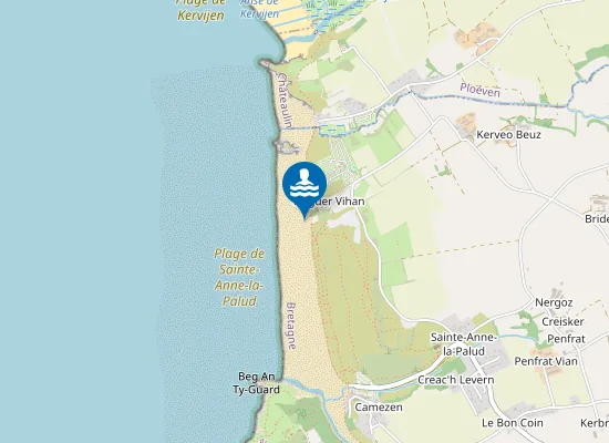 Map of SAINTE-ANNE-LA-PALUD