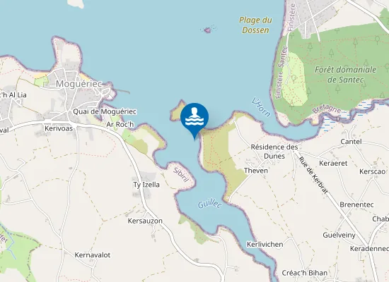 Map of GUILLEC