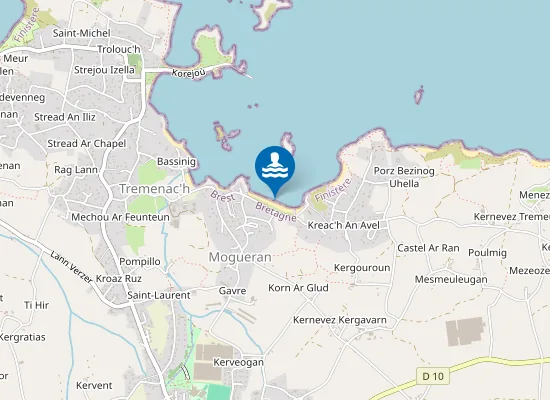 Map of CREAC'H AN AVEL