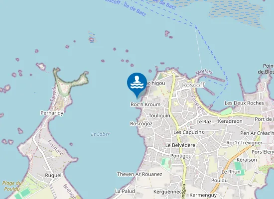 Map of ROC'H KROUM