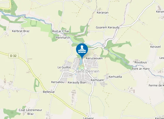 Map of PLAN D'EAU DU BOURG