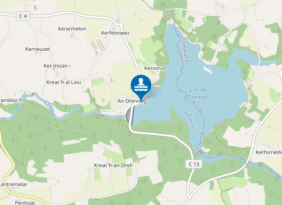 Map of DRENNEC (OUEST)