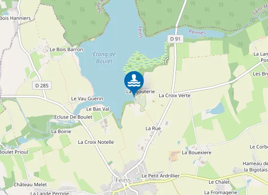 Map of ETANG DU BOULET