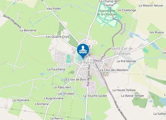 Map of PLAN D'EAU COMMUNAL