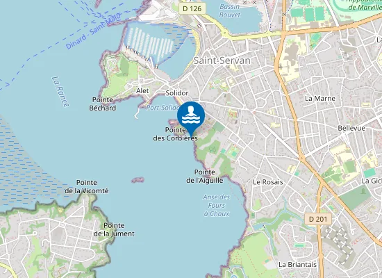 Map of LES CORBIERES