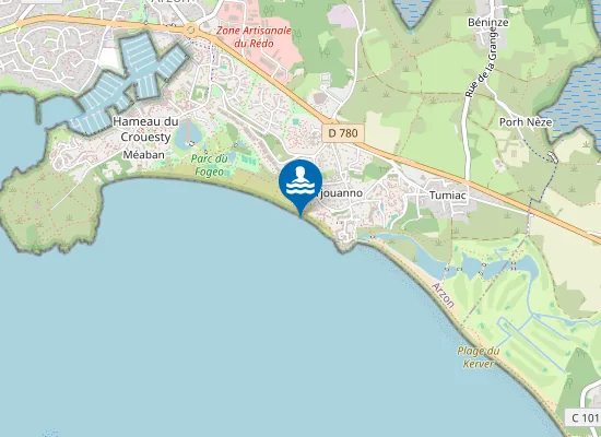 Map of KERJOUANNO