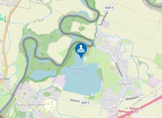 Map of Kališovo Jezero