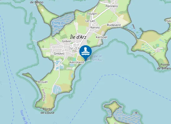 Map of PENERA - KEROLAN