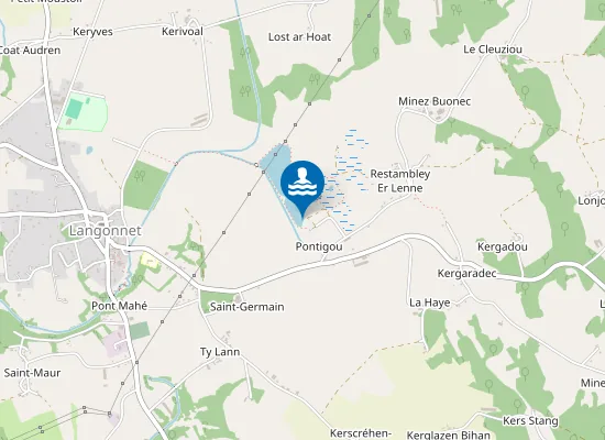 Map of ETANG DE PONTIGOU