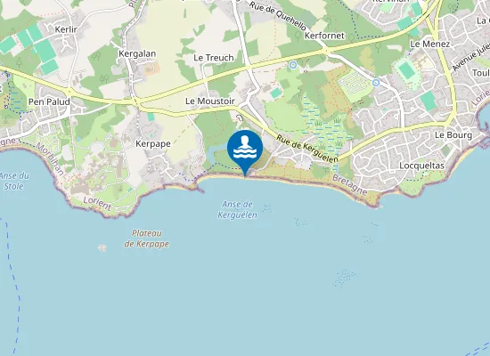 Map of Anse De Kerguelen