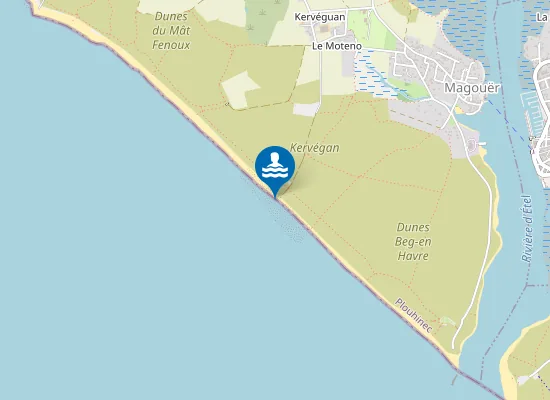 Map of KERVEGANT