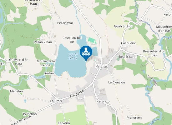 Map of ETANG DU BEL AIR