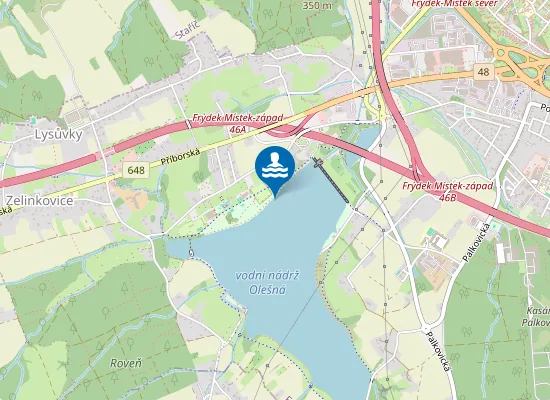 Map of VN OLEŠNÁ - MÍSTEK