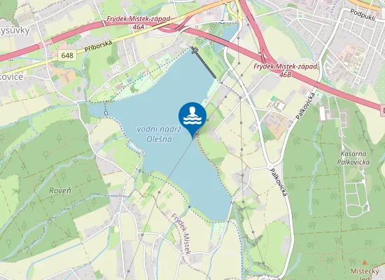 Map of VN OLEŠNÁ - PALKOVICE