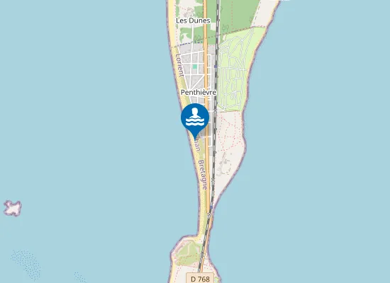 Map of PENTHIEVRE OCEAN