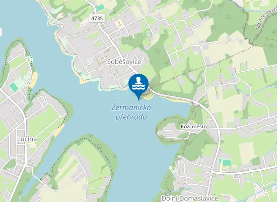 Map of VN ŽERMANICE - DOLNÍ DOMASLAVICE