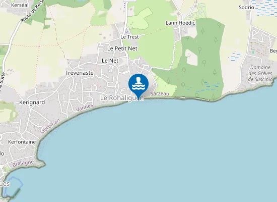 Map of LE ROALIGUEN